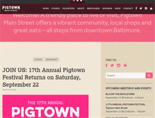 Tablet Screenshot of pigtownmainstreet.org